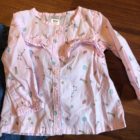 Cat & Jack and Carter Set! 12 month, Long sleeve. Great condition! - Picture 2 of 8